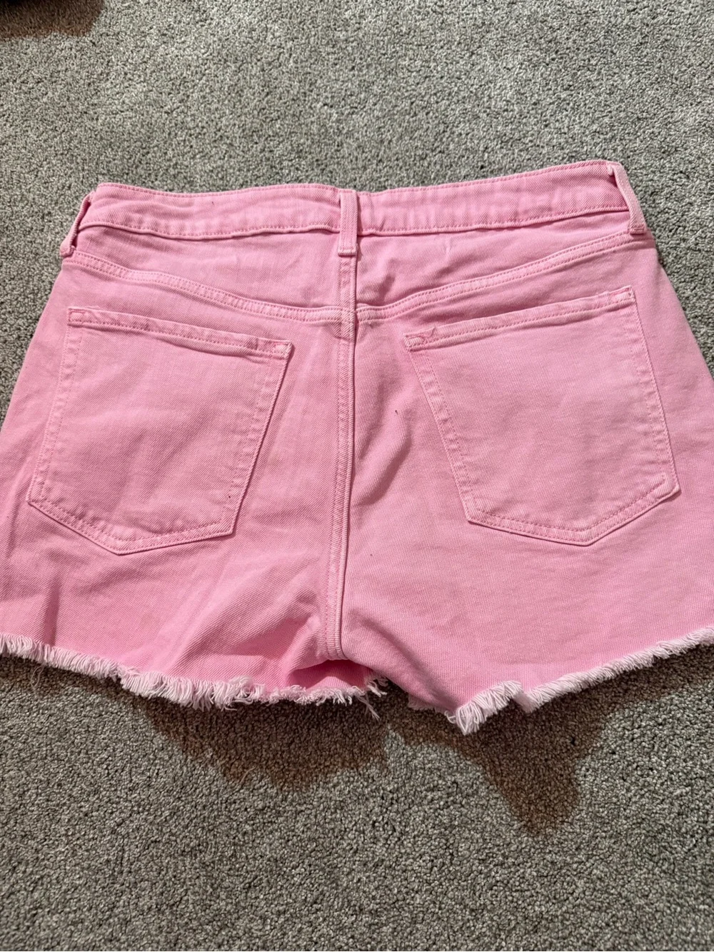 Old Navy pink denim shorts